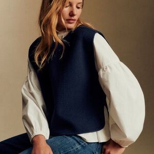 Sezane Aaron Jacket Navy 34